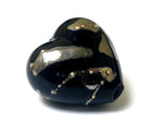 11819605 - Elegant Black Metallic Heart