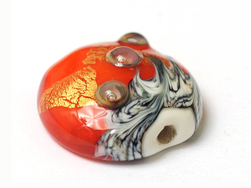 11819902 - Fire Island Treasure Lentil Focal Bead