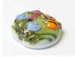 11830102 - Bumble Bee Garden Lentil Focal Bead