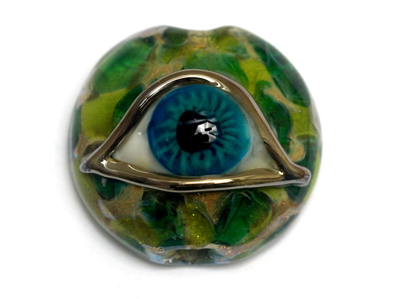 11830502 - Green Eyed Lentil Focal Bead