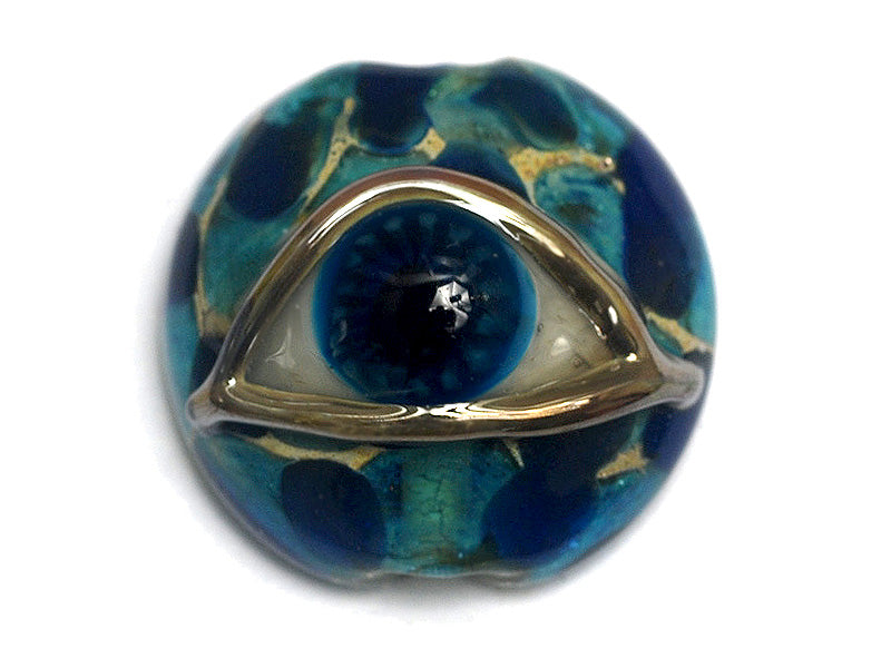 11830602 - Blue Eyed Lentil Focal Bead