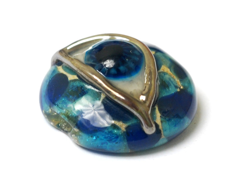 11830602 - Blue Eyed Lentil Focal Bead