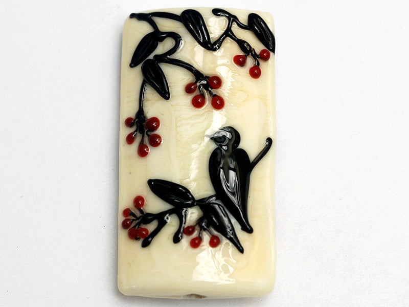 11830703 - Tranquility Vines Opaque Kalera Focal Bead