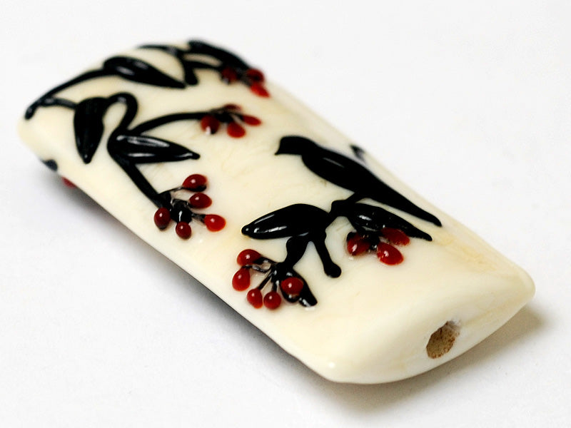 11830703 - Tranquility Vines Opaque Kalera Focal Bead