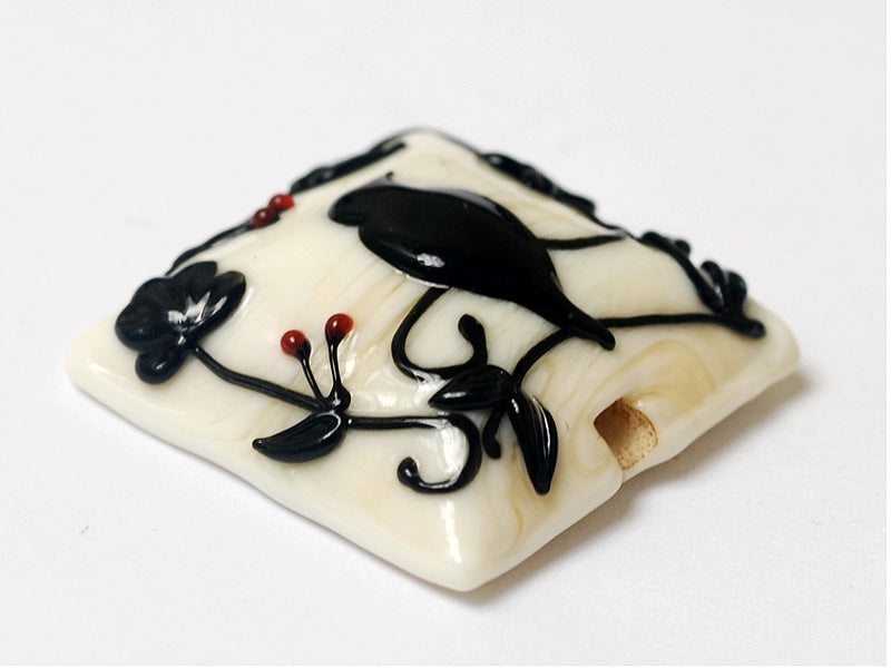 grace lampwork beads artisan handmade glass beads SRA