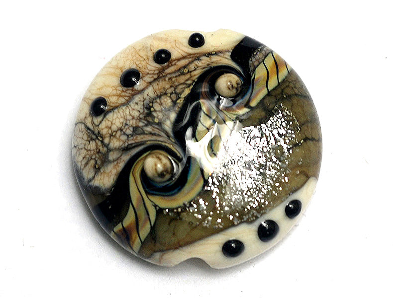 11831002 - Dreamers Stardust Lentil Focal Bead