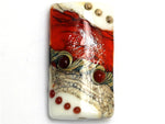 11831103 - Fire Red Stardust Kalera Focal Bead