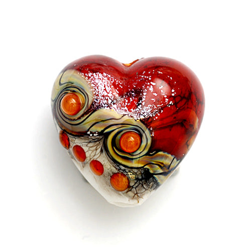 11831105 - Fire Red Stardust Heart