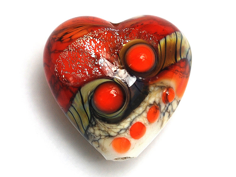 11831105 - Fire Red Stardust Heart