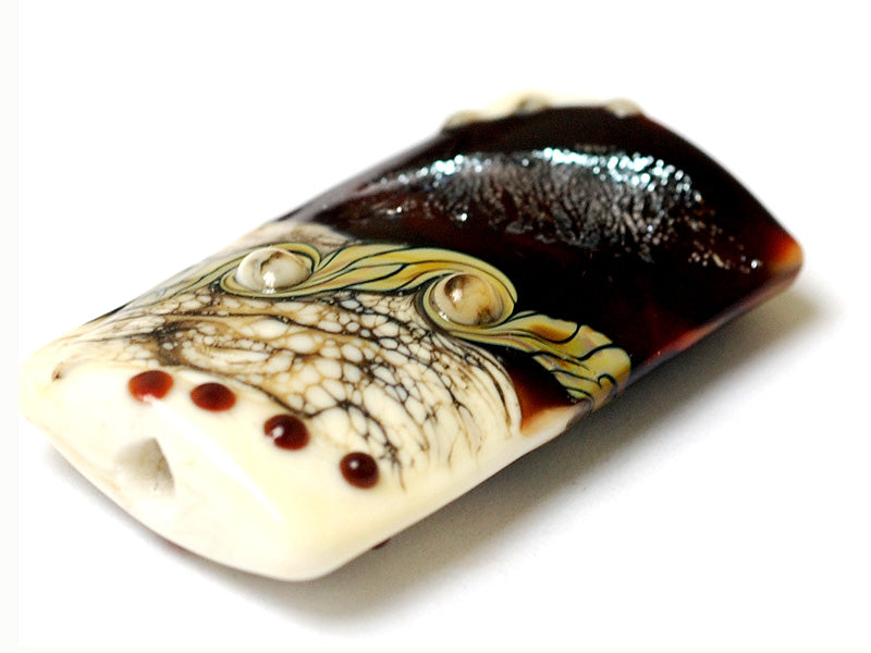 11831303 - Dark Cherry Stardust Kalera Focal Bead