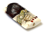 11831303 - Dark Cherry Stardust Kalera Focal Bead
