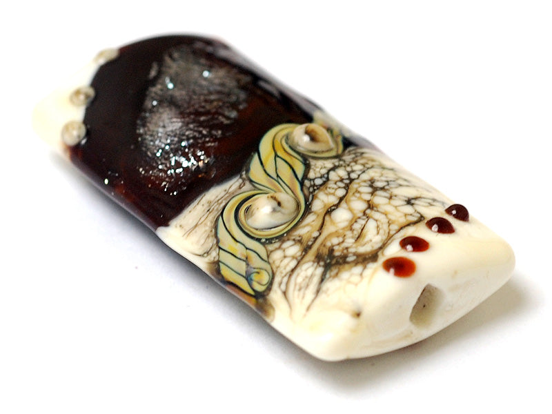 11831303 - Dark Cherry Stardust Kalera Focal Bead