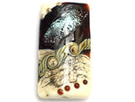 11831303 - Dark Cherry Stardust Kalera Focal Bead