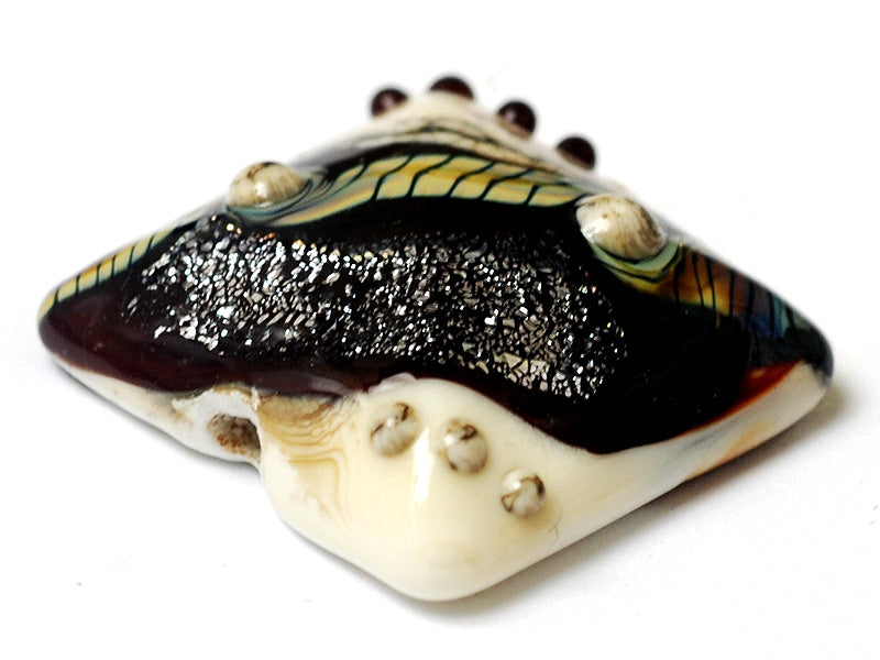 11831304 - Dark Cherry Stardust Pillow Focal Bead