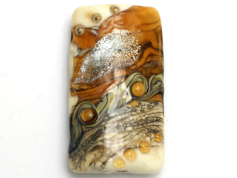 11831403 - Butterscotch Stardust Kalera Focal Bead