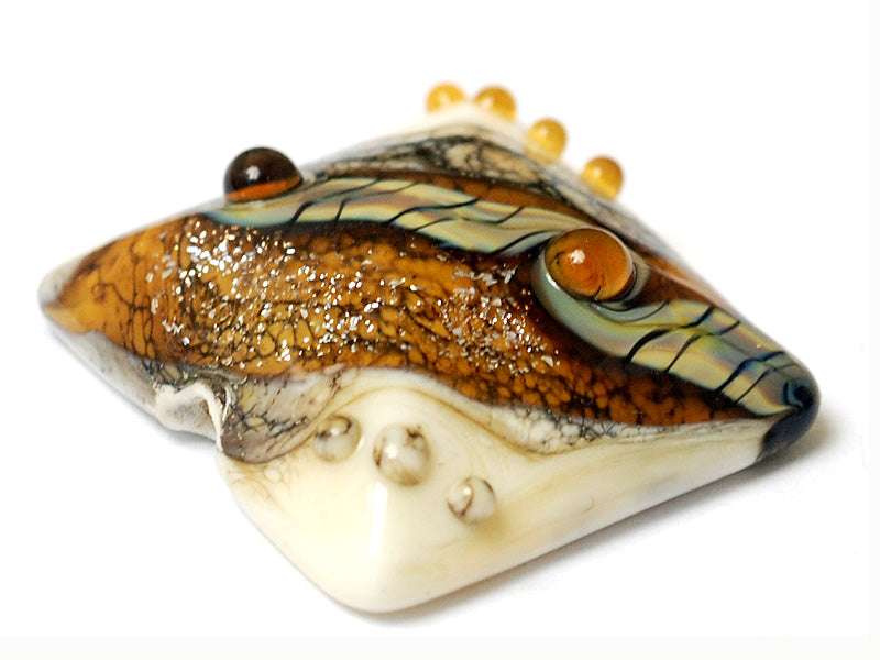 11831404 - Butterscotch Stardust Pillow Focal Bead