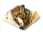 11831404 - Butterscotch Stardust Pillow Focal Bead