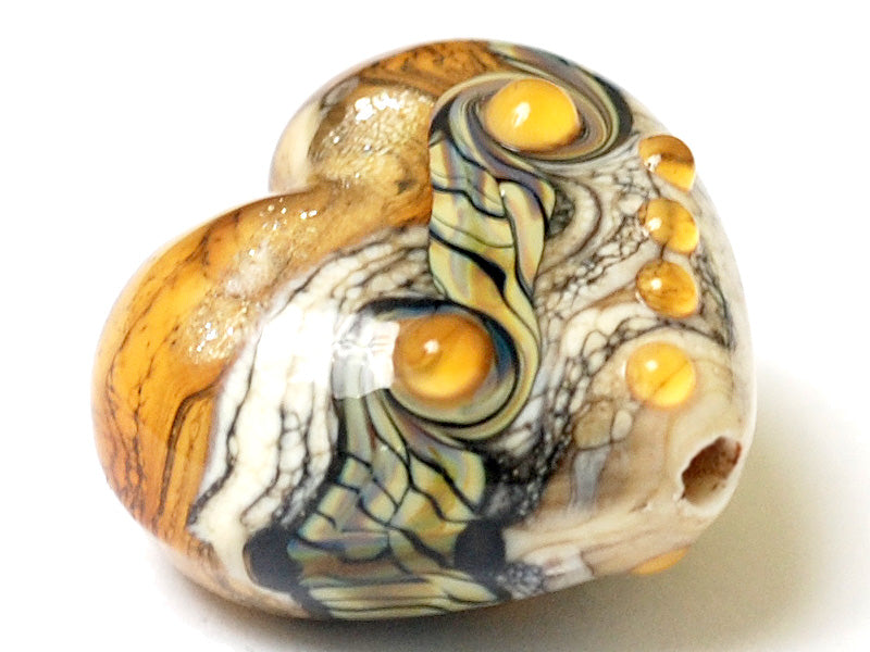 11831425 - Butterscotch Stardust Heart (Large)