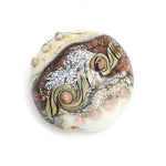 11831502 - Blushing Pink Stardust Lentil Focal Bead