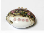 11831502 - Blushing Pink Stardust Lentil Focal Bead