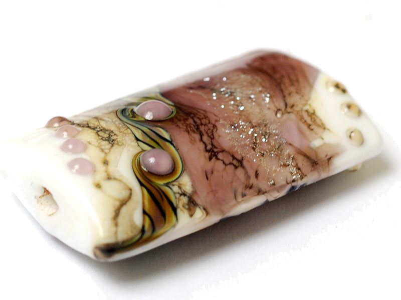 11831503 - Blushing Pink Stardust Kalera Focal Bead