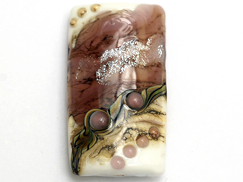 11831503 - Blushing Pink Stardust Kalera Focal Bead
