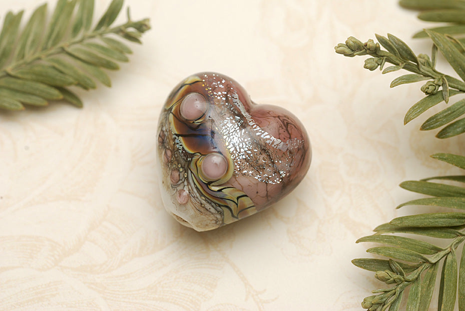 11831505 - Blushing Pink Stardust Heart