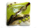 11831704 - Lime Stardust Pillow Focal Bead