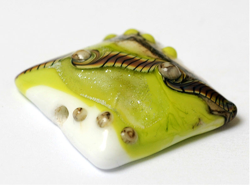 11831704 - Lime Stardust Pillow Focal Bead