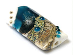 11831803 - Teal Stardust Kalera Focal Bead