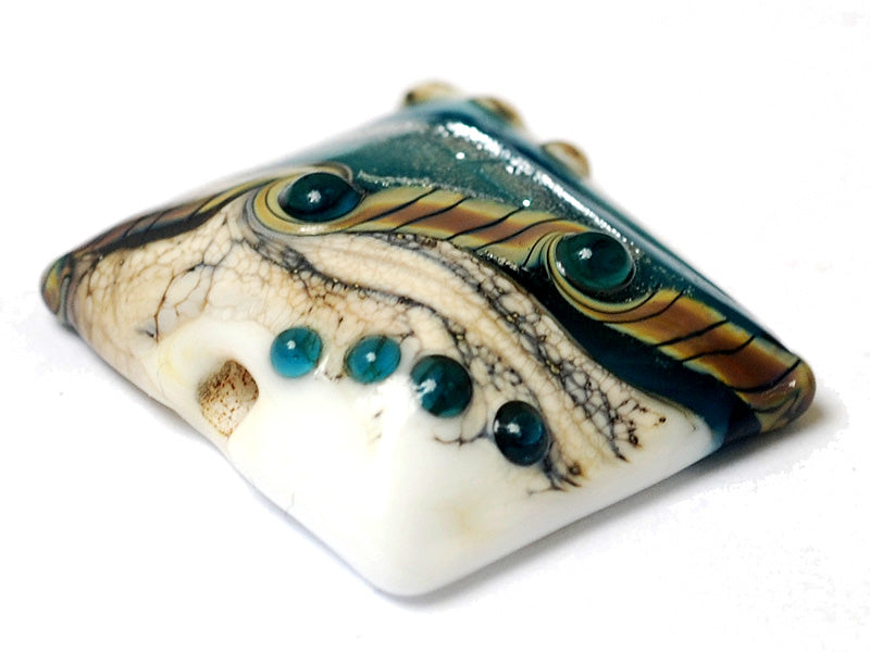 11831804 - Teal Stardust Pillow Focal Bead