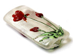 11832103 - Crimson Flower Kalera Focal Bead