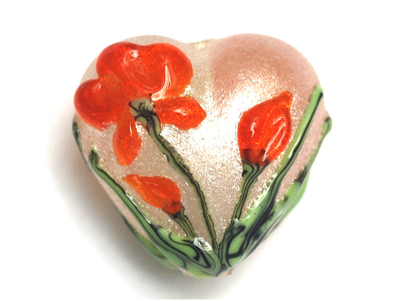 grace lampwork beads artisan handmade glass beads SRA