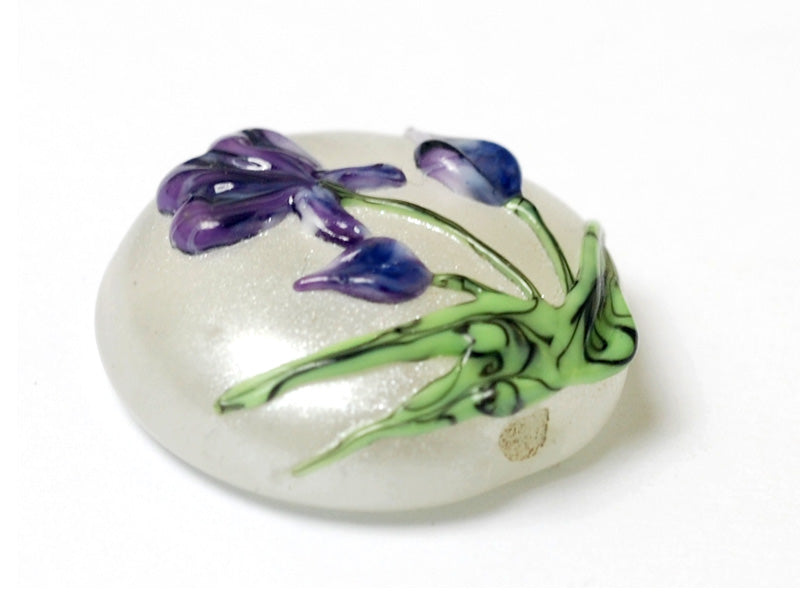 11832302 - Regalia Flower Lentil Focal Bead