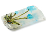 11832403 - Maya Blue Flower Kalera Focal Bead