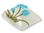 11832404 - Maya Blue Flower Pillow Focal Bead