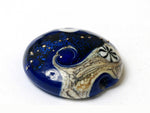 11832702 - Cobalt Celestial Lentil Focal Bead