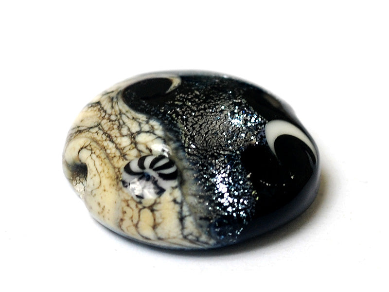 11832802 - Sable Celestial Lentil Focal Bead