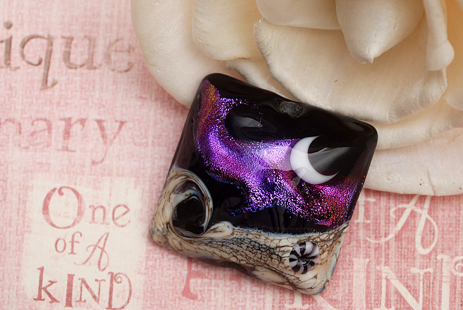 grace lampwork beads artisan handmade glass beads SRA