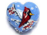 11833225 - Winter Red Cardinal Heart (Large)