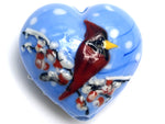 11833225 - Winter Red Cardinal Heart (Large)