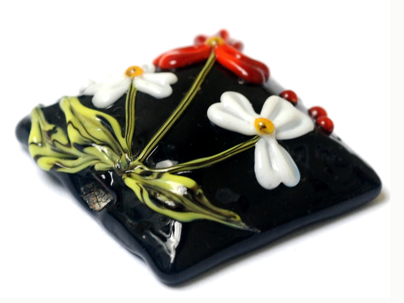 grace lampwork beads artisan handmade glass beads SRA