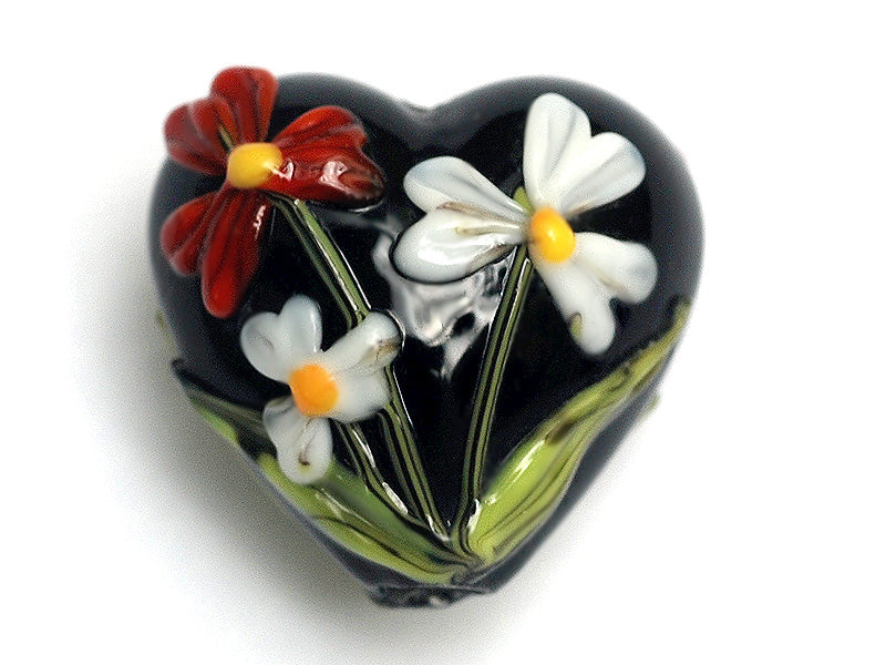grace lampwork beads artisan handmade glass beads SRA