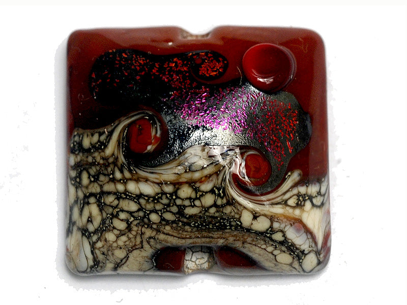 grace lampwork beads artisan handmade glass beads SRA