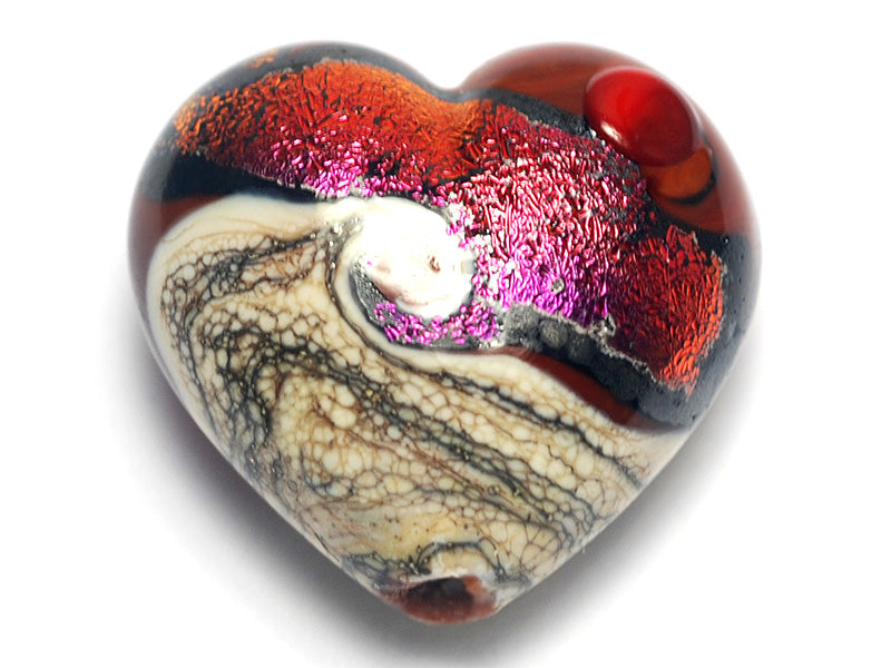 11833625 - Hot Lava Waves Heart (Large)