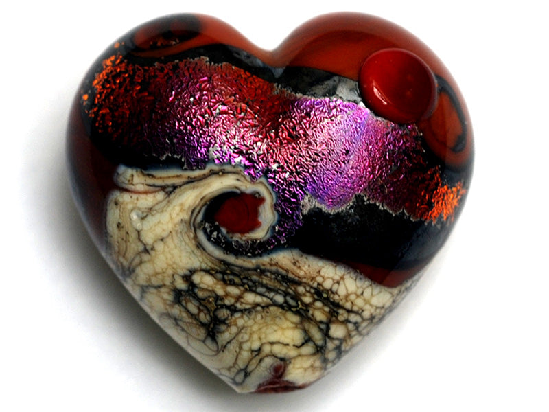 11833625 - Hot Lava Waves Heart (Large)