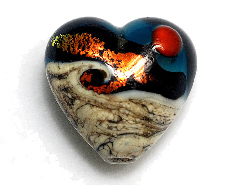 grace lampwork beads artisan handmade glass beads SRA