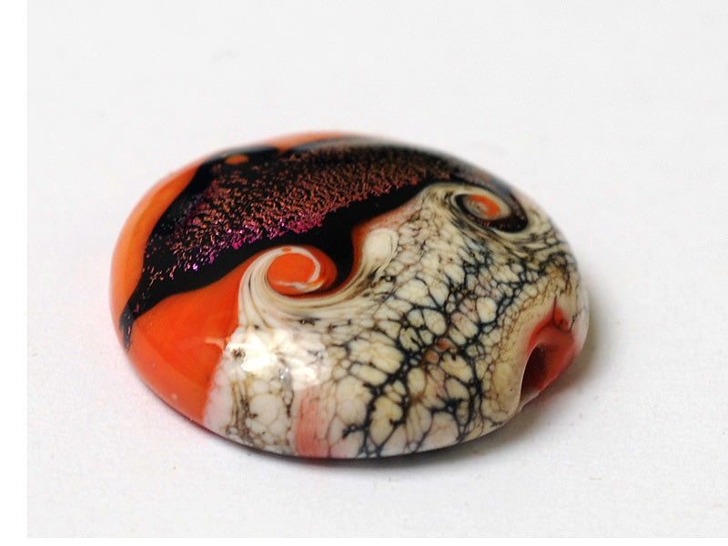 11833902 - Magic Moment Waves Lentil Focal Bead