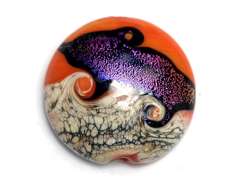 11833902 - Magic Moment Waves Lentil Focal Bead