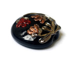 11834002 - Copper Shadow Lentil Focal Bead